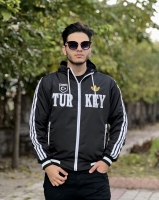 سویشرت TURKEY سه خط مشکی سفید